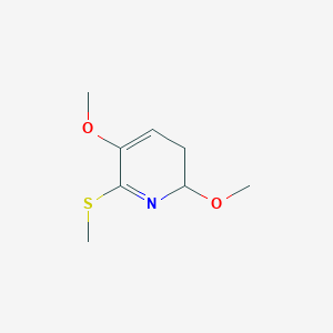 Pyridine, 2,3-dihydro-2,5-dimethoxy-6-(methylthio)-(9CI)