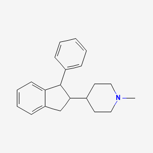 1-Methyl-4-(1-phenyl-2,3-dihydro-1h-inden-2-yl)piperidine