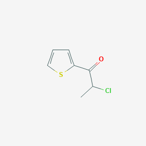 molecular formula C7H7ClOS B13947487 2-Chloro-1-(thiophen-2-YL)propan-1-one 