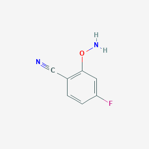 2-(Aminooxy)-4-fluorobenzonitrile