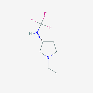 (R)-1-ethyl-N-(trifluoromethyl)pyrrolidin-3-amine