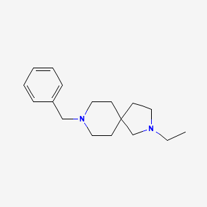 molecular formula C17H26N2 B13947547 8-Benzyl-2-ethyl-2,8-diazaspiro[4.5]decane 