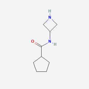 molecular formula C9H16N2O B1394784 N-(3-氮杂环丁基)环戊烷甲酰胺 CAS No. 1220027-39-3