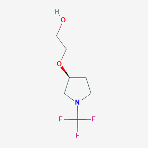 (S)-2-((1-(trifluoromethyl)pyrrolidin-3-yl)oxy)ethanol