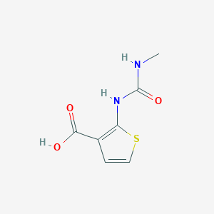 molecular formula C7H8N2O3S B13947962 2-[(Methylcarbamoyl)amino]thiophene-3-carboxylic acid CAS No. 213390-61-5