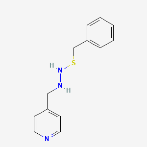 Hydrazine, 1-(benzylthio)-2-(4-pyridylmethyl)-