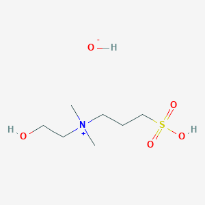 molecular formula C₇H₁₇NO₄S B013948 3-[(2-羟乙基)(二甲基)铵]丙烷-1-磺酸盐 CAS No. 38880-58-9