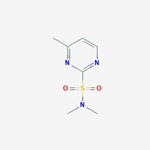 molecular formula C7H11N3O2S B13948006 N,N,4-trimethylpyrimidine-2-sulfonamide 