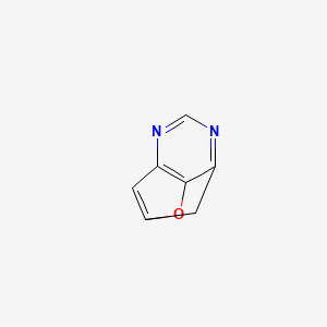 molecular formula C7H4N2O B13948037 4,6-Methanofuro[3,2-d]pyrimidine CAS No. 98199-09-8