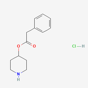 B1394805 4-Piperidinyl 2-phenylacetate hydrochloride CAS No. 1219948-52-3