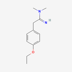 2-(4-ethoxyphenyl)-N,N-dimethylethanimidamide