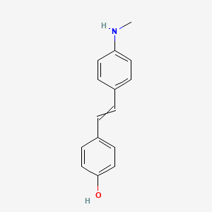 4-{2-[4-(Methylamino)phenyl]ethenyl}phenol