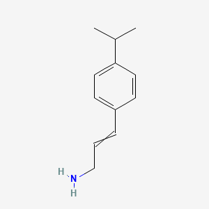 (E)-3-(4-Isopropylphenyl)prop-2-en-1-amine