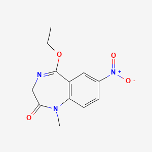 3H-1,4-Benzodiazepin-2(1H)-one, 5-ethoxy-1-methyl-7-nitro-