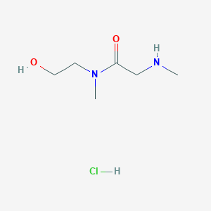 B1394822 N-(2-Hydroxyethyl)-N-methyl-2-(methylamino)-acetamide hydrochloride CAS No. 1219982-17-8