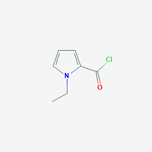 molecular formula C7H8ClNO B13948236 1-ethyl-1H-pyrrole-2-carbonyl chloride 