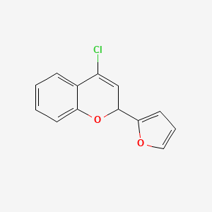 4-Chloro-2-(furan-2-yl)-2H-chromene