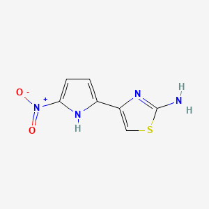 4-(5-Nitro-1H-pyrrol-2-yl)-2-thiazolamine