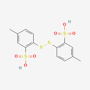 Benzenesulfonic acid, 2,2'-dithiobis[5-methyl-