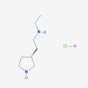 (R)-N-ethyl-2-(pyrrolidin-3-yl)ethanamine hydrochloride