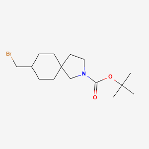 tert-Butyl 8-(bromomethyl)-2-azaspiro[4.5]decane-2-carboxylate