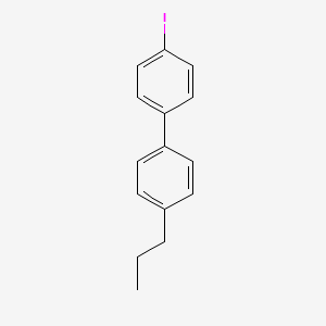 molecular formula C15H15I B1394855 4-碘-4'-丙基联苯 CAS No. 782477-81-0