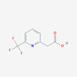 molecular formula C8H6F3NO2 B1394858 2-(6-(Trifluoromethyl)pyridin-2-yl)acetic acid CAS No. 1000565-32-1