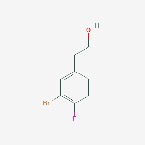 molecular formula C8H8BrFO B1394860 2-(3-溴-4-氟苯基)乙醇 CAS No. 1343000-35-0