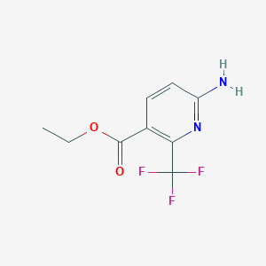 B1394864 Ethyl 6-amino-2-(trifluoromethyl)nicotinate CAS No. 1227579-30-7