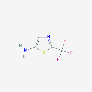 B1394868 2-(Trifluoromethyl)thiazol-5-amine CAS No. 1367944-72-6