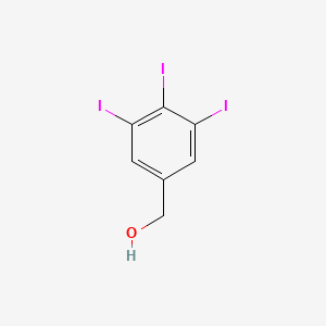 molecular formula C7H5I3O B1394875 (3,4,5-三碘苯基)甲醇 CAS No. 52273-53-7