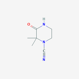 2,2-Dimethyl-3-oxo-1-piperazinecarbonitrile