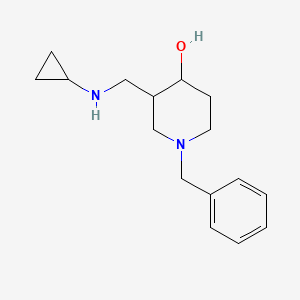 1-Benzyl-3-((cyclopropylamino)methyl)piperidin-4-ol