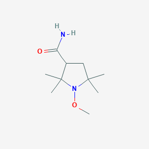 1-Methoxy-2,2,5,5-tetramethylpyrrolidine-3-carboxamide