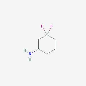 molecular formula C6H11F2N B1394883 3,3-二氟环己胺 CAS No. 921753-34-6