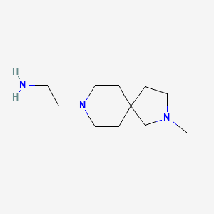 2-(2-Methyl-2,8-diazaspiro[4.5]decan-8-yl)ethanamine