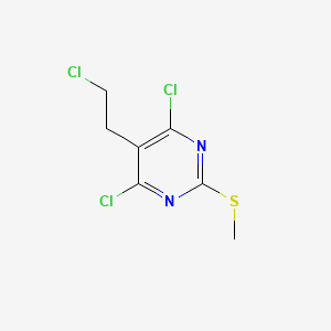 4,6-Dichloro-5-(2-chloroethyl)-2-(methylthio)pyrimidine