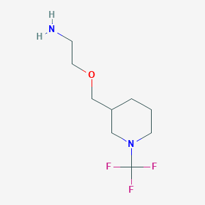 2-((1-(Trifluoromethyl)piperidin-3-yl)methoxy)ethanamine