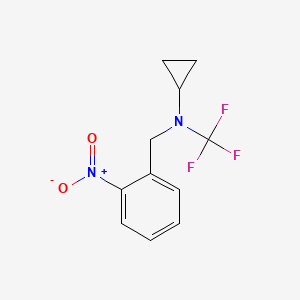 N-(2-nitrobenzyl)-N-(trifluoromethyl)cyclopropanamine