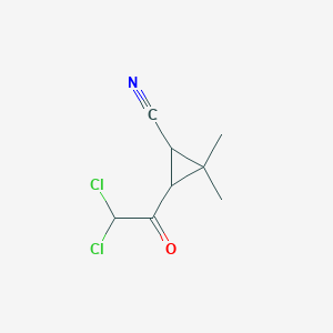 3-(Dichloroacetyl)-2,2-dimethylcyclopropane-1-carbonitrile