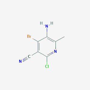 5-Amino-4-bromo-2-chloro-6-methylnicotinonitrile