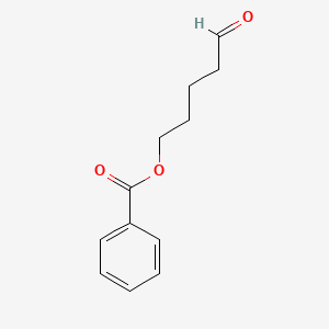 molecular formula C12H14O3 B13948930 5-Oxopentyl benzoate CAS No. 55162-83-9