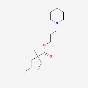 3-Piperidin-1-ylpropyl 2-ethyl-2-methylhexanoate