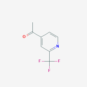 B1394895 1-(2-(Trifluoromethyl)pyridin-4-yl)ethanone CAS No. 1060810-86-7