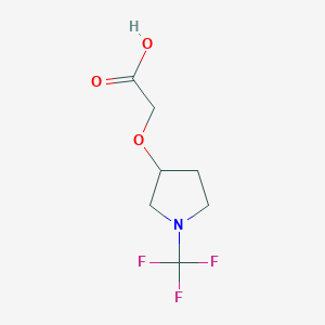 2-((1-(Trifluoromethyl)pyrrolidin-3-yl)oxy)acetic acid