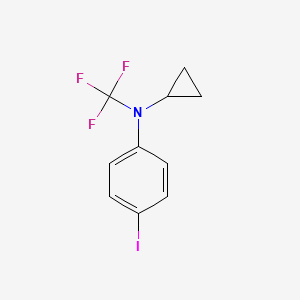 N-cyclopropyl-4-iodo-N-(trifluoromethyl)aniline