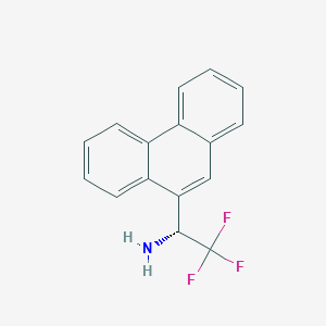 (1R)-2,2,2-trifluoro-1-phenanthren-9-ylethanamine