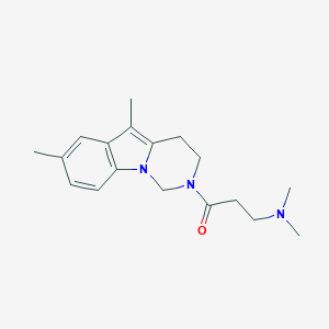 2-(3-Dimethylaminopropionyl)-5,7-dimethyl-1,2,3,4-tetrahydropyrimido[1,6-a]indole