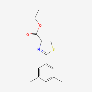 B1394900 Ethyl 2-(3,5-dimethylphenyl)thiazole-4-carboxylate CAS No. 885278-63-7