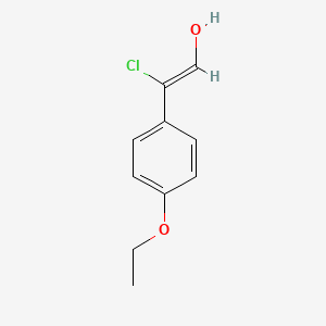 molecular formula C10H11ClO2 B13949024 (Z)-2-chloro-2-(4-ethoxyphenyl)ethenol 